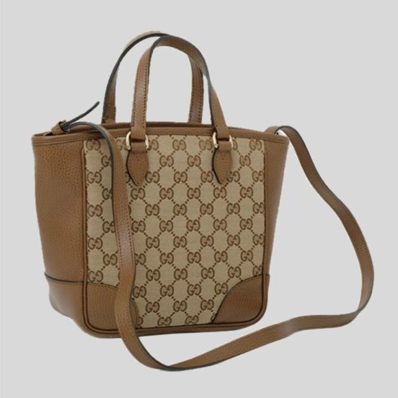 Gucci GG Canvas Small Bree Tote in Brown NEW WITH DUSTBAG - Picture 4 of 8